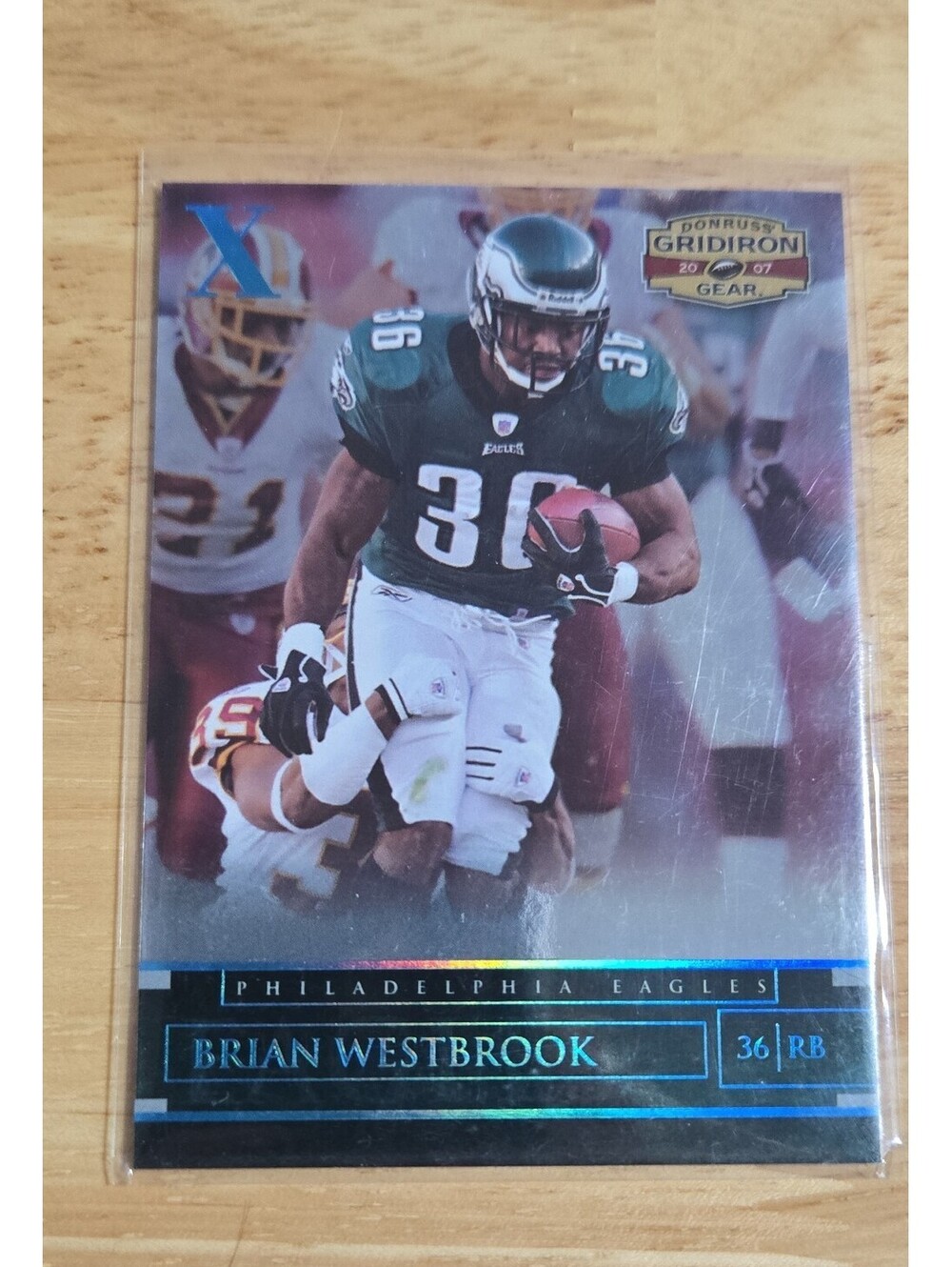 2007 Donruss Gridiron Gear - Brian Westbrook #9 Platinum Xs /25
